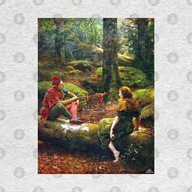 In the Forest of Arden - John Collier by forgottenbeauty